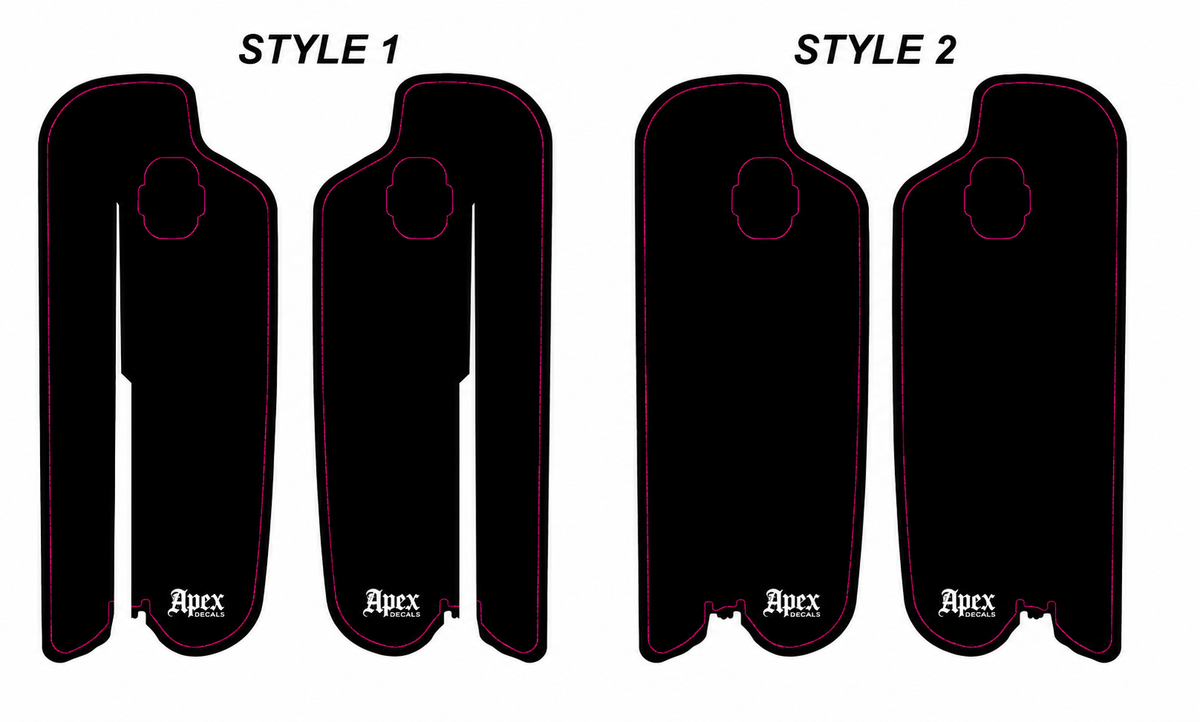 Fastace Fork Guard Decals