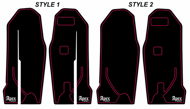 Ultra Bee Fork Guard Decals