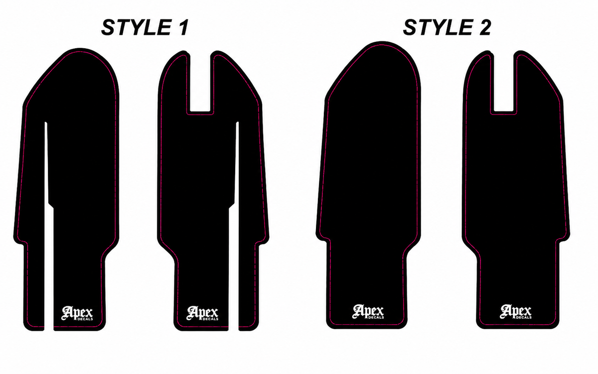 EXT Fork Guard Decals