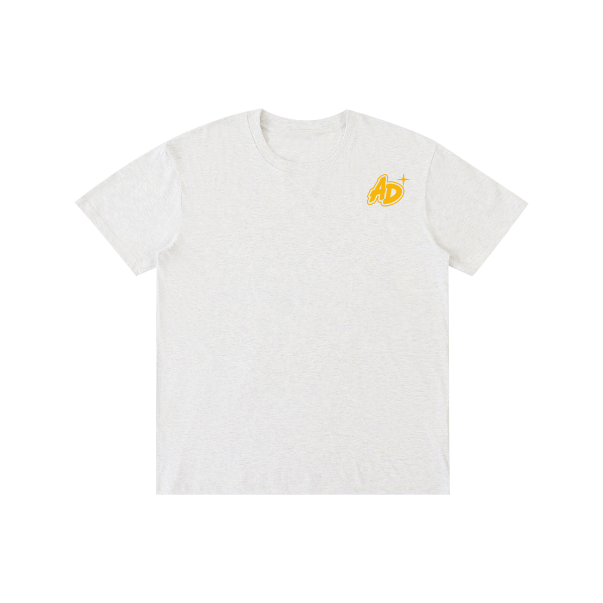 Pure Cotton Apex Decals ((Gray-Yellow) Tee