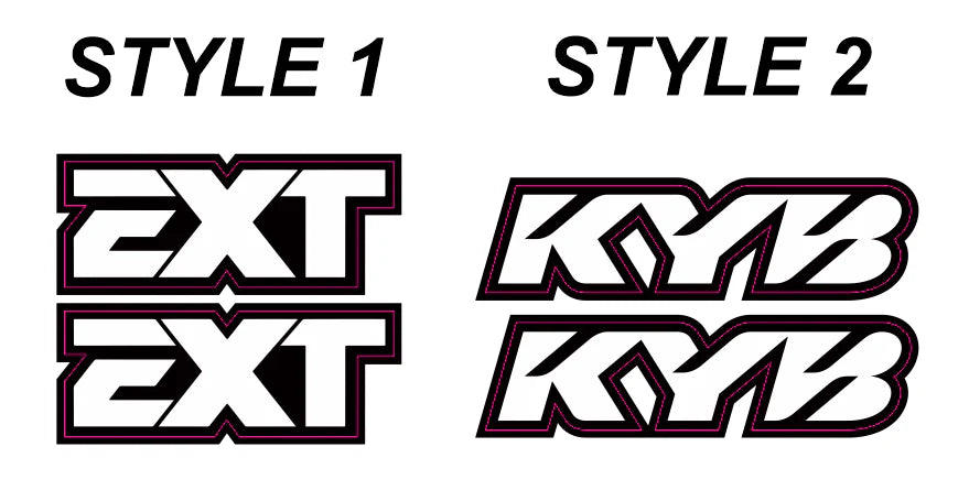 Fork Tube Decals