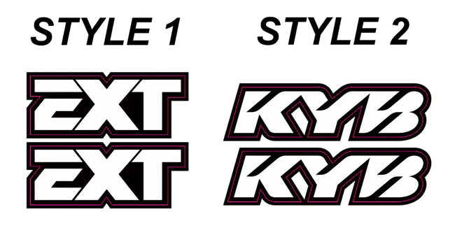 Fork Tube Decals