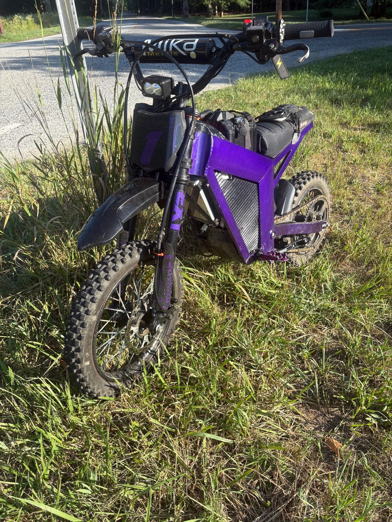 Apex Decals purple bike build