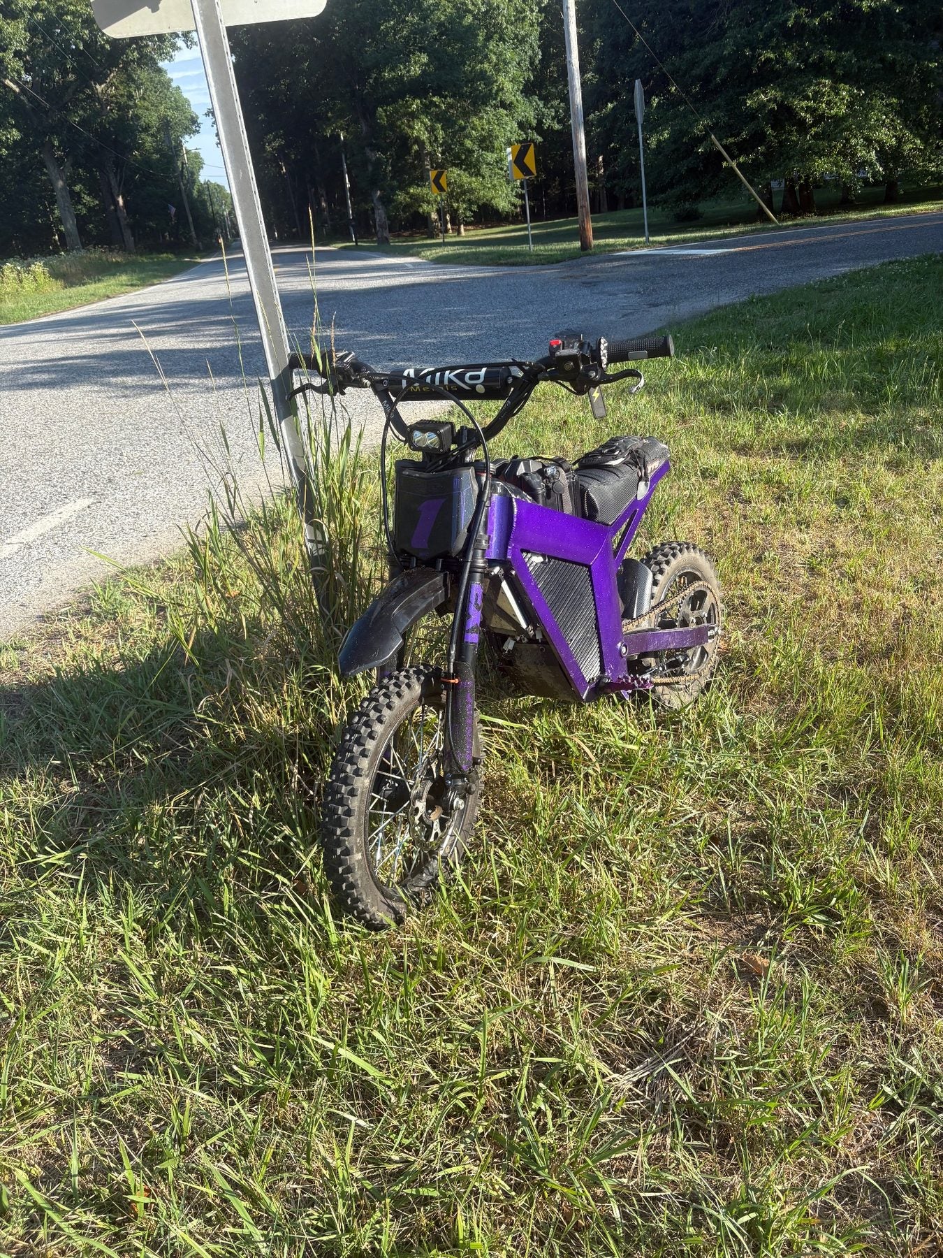 Apex Decals purple bike